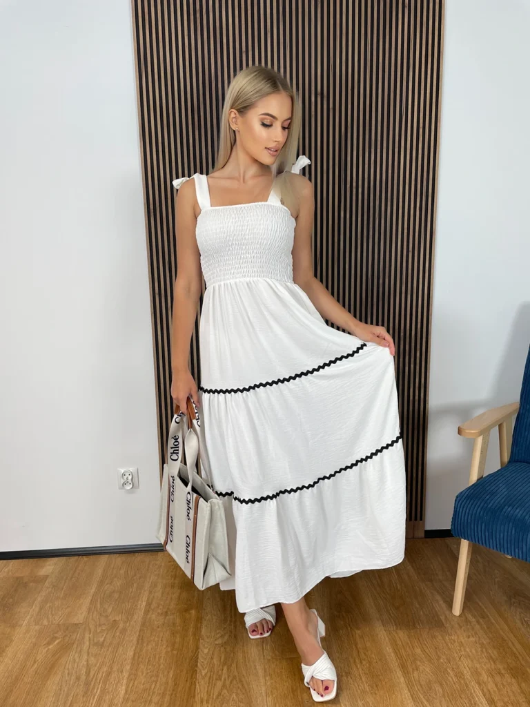 Sukienka BUENOS DIAS biała