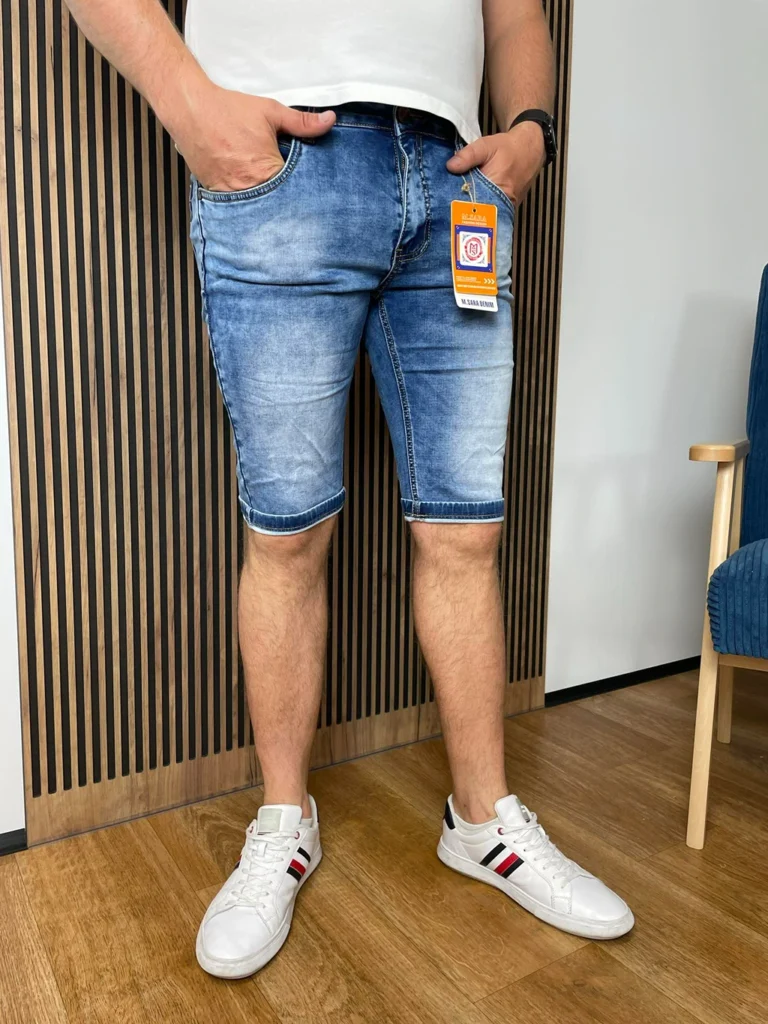 Spodenki jeansowe męskie klasyczne MSARA