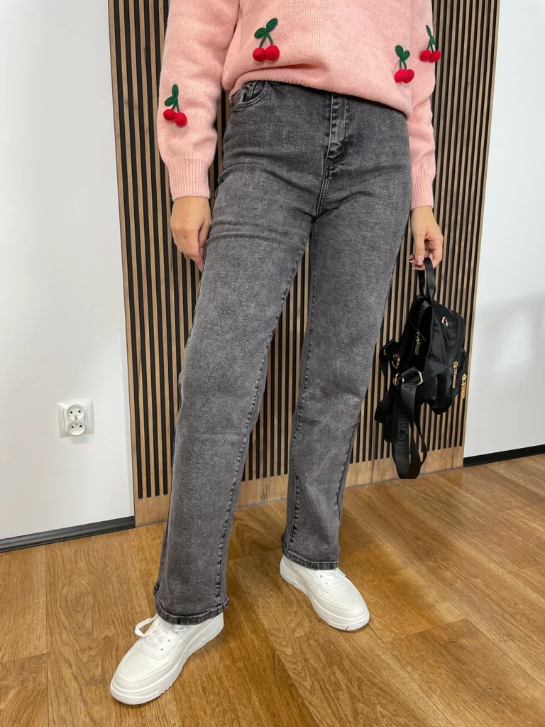 Spodnie damskie SZWEDY szare