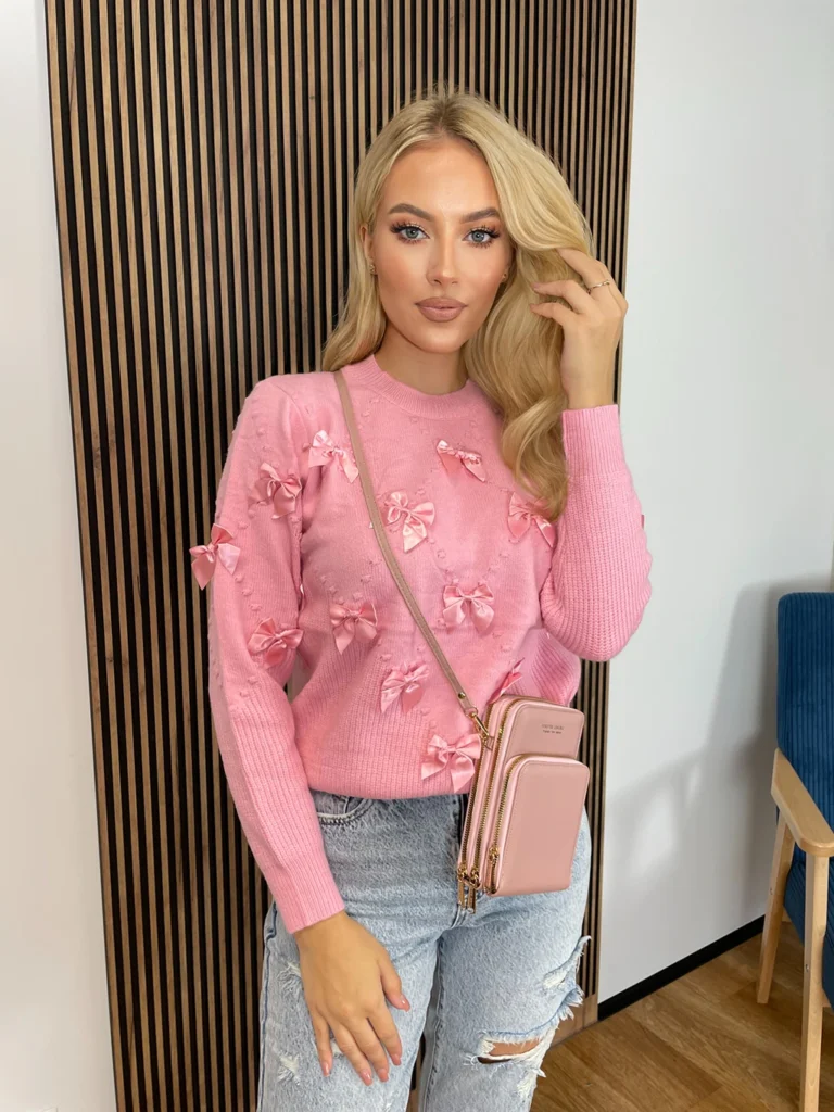 Sweter ADDISON różowy