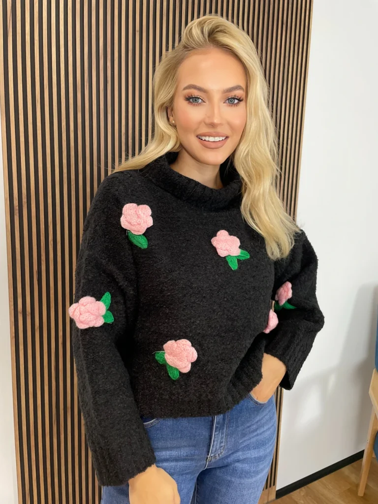 Sweter NELY czarny