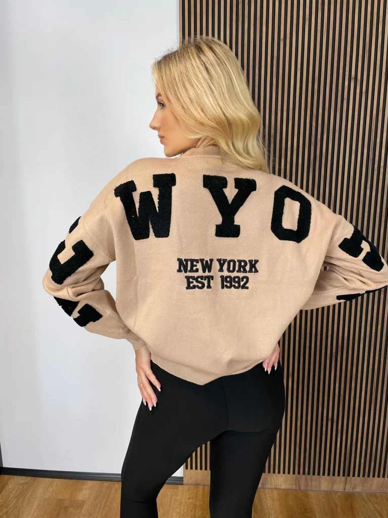 Bluza NEW YORK beżowa