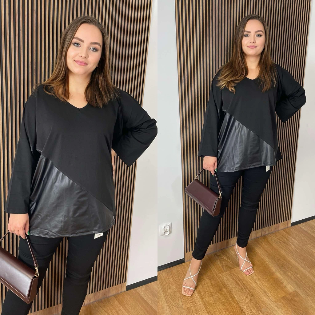 Bluzka SERENADA PLUS SIZE czarna