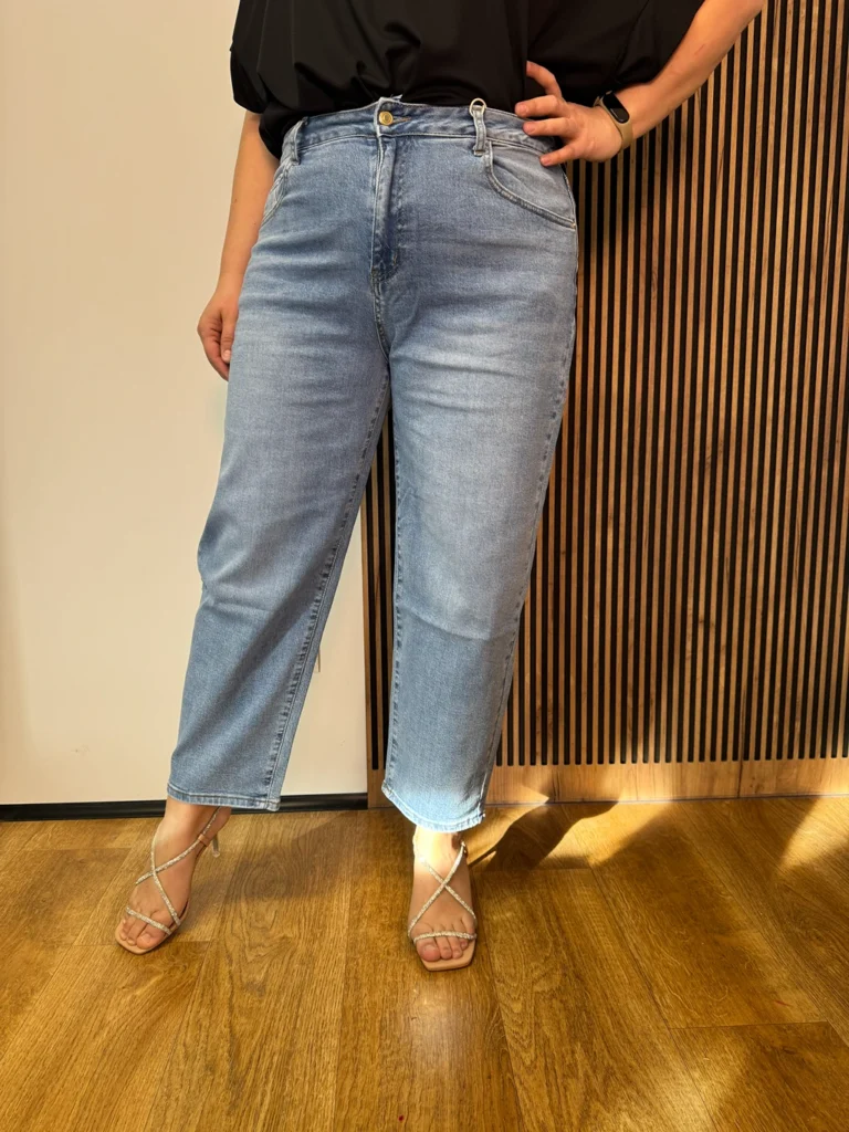 Spodnie jasne MSARA BALLON FIT Plus Size