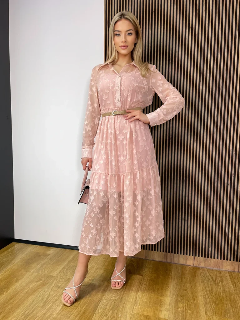 Sukienka FANNY w kwiaty z podszewką