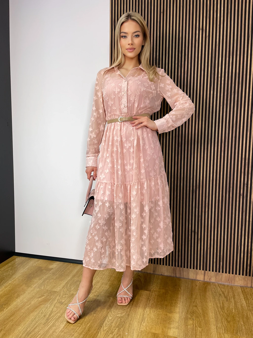 Sukienka FANNY w kwiaty z podszewką