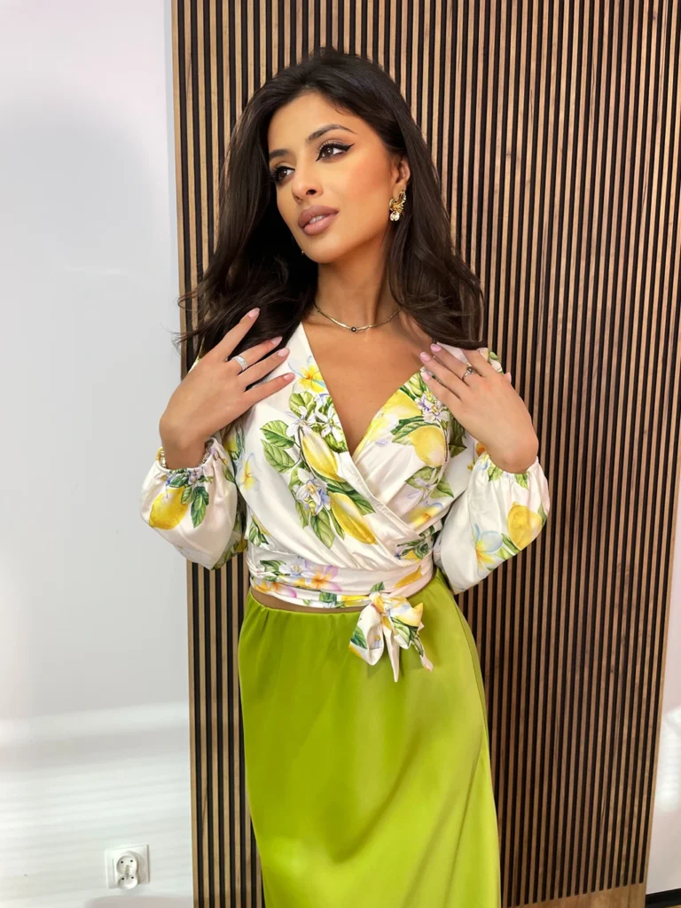 Bluzka LEMON SUMMER kremowa