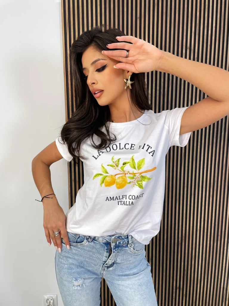 Bluzka t-shirt LA DOLCE VITA