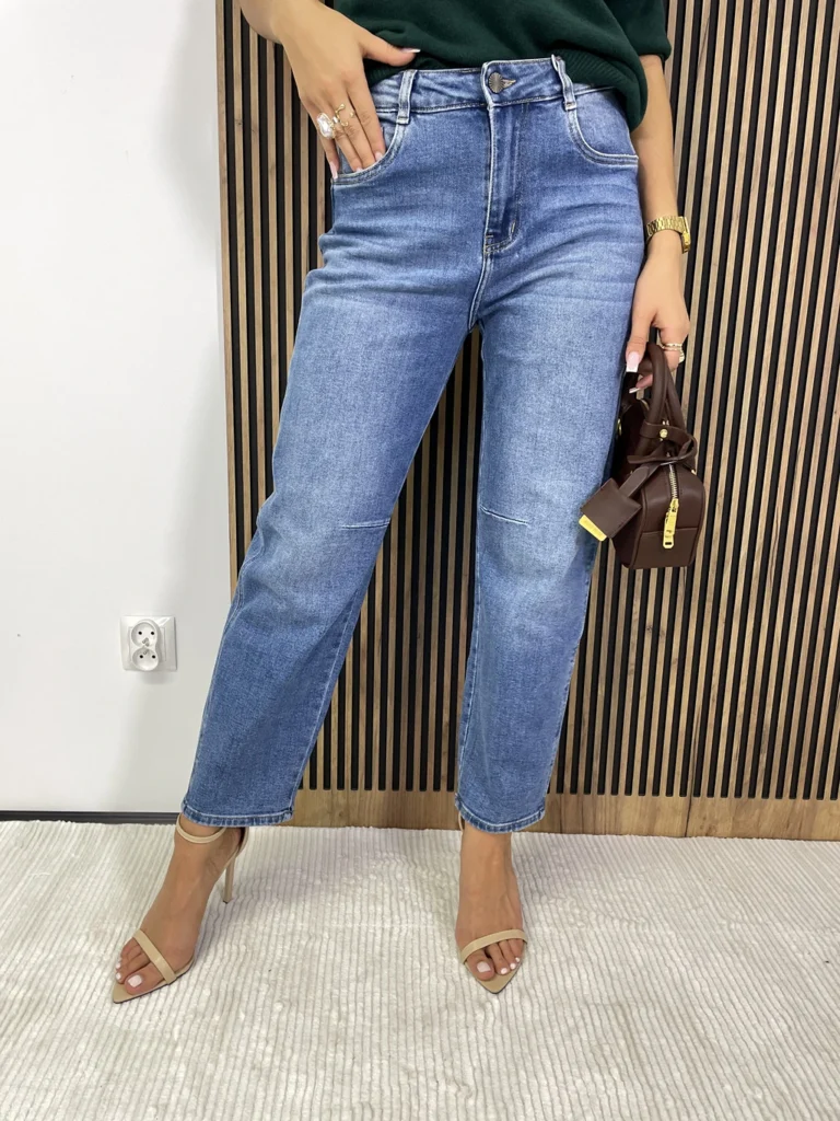 Spodnie damskie BALLON jasny jeasns Msara