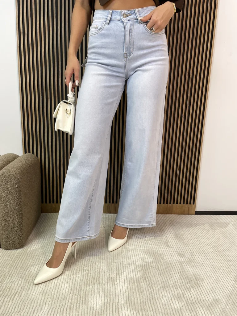 Spodnie damskie  SZWEDY TRANG jasne klasyczne