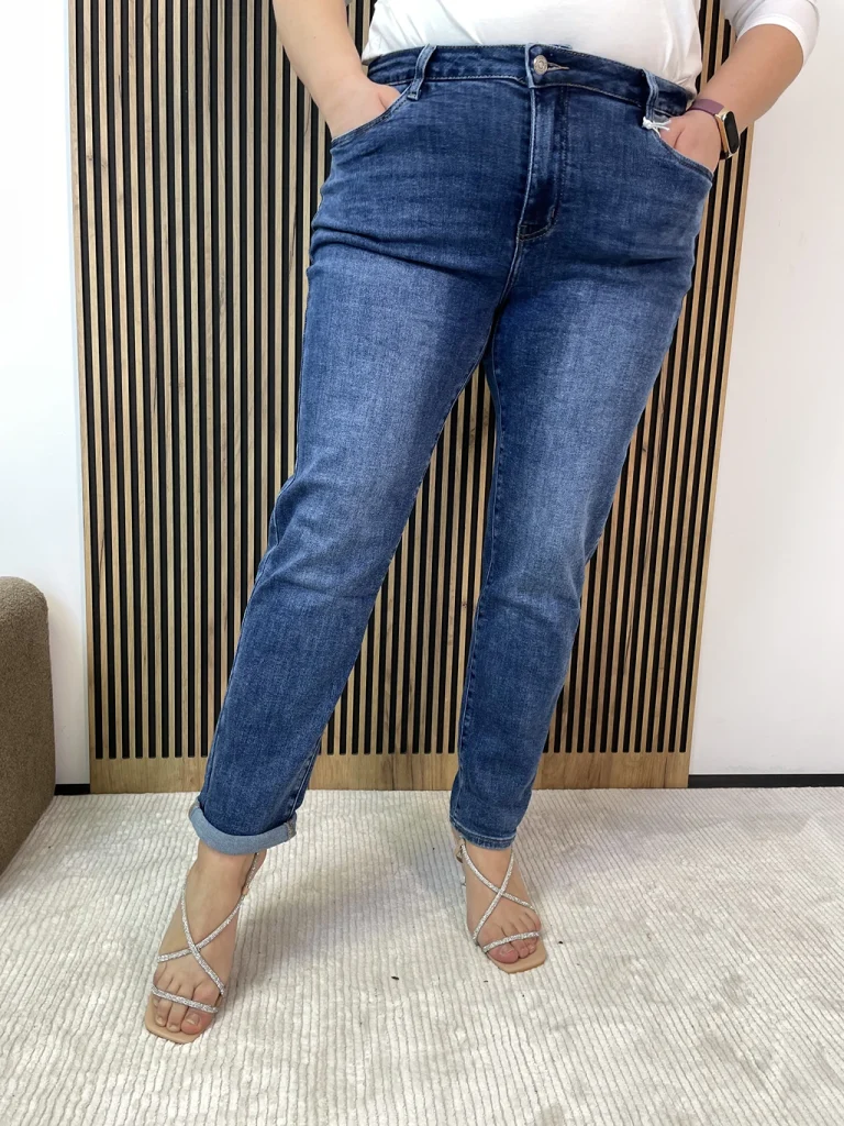 Spodnie damskie PLUS SIZE Hello Miss mom fit