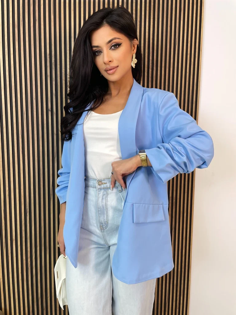 Marynarka damska CARO błękitna