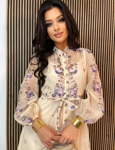 Sukienka maxi DARIA w kwiaty